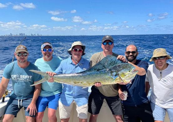 miami sport fishing aboard the Lady Mitchell